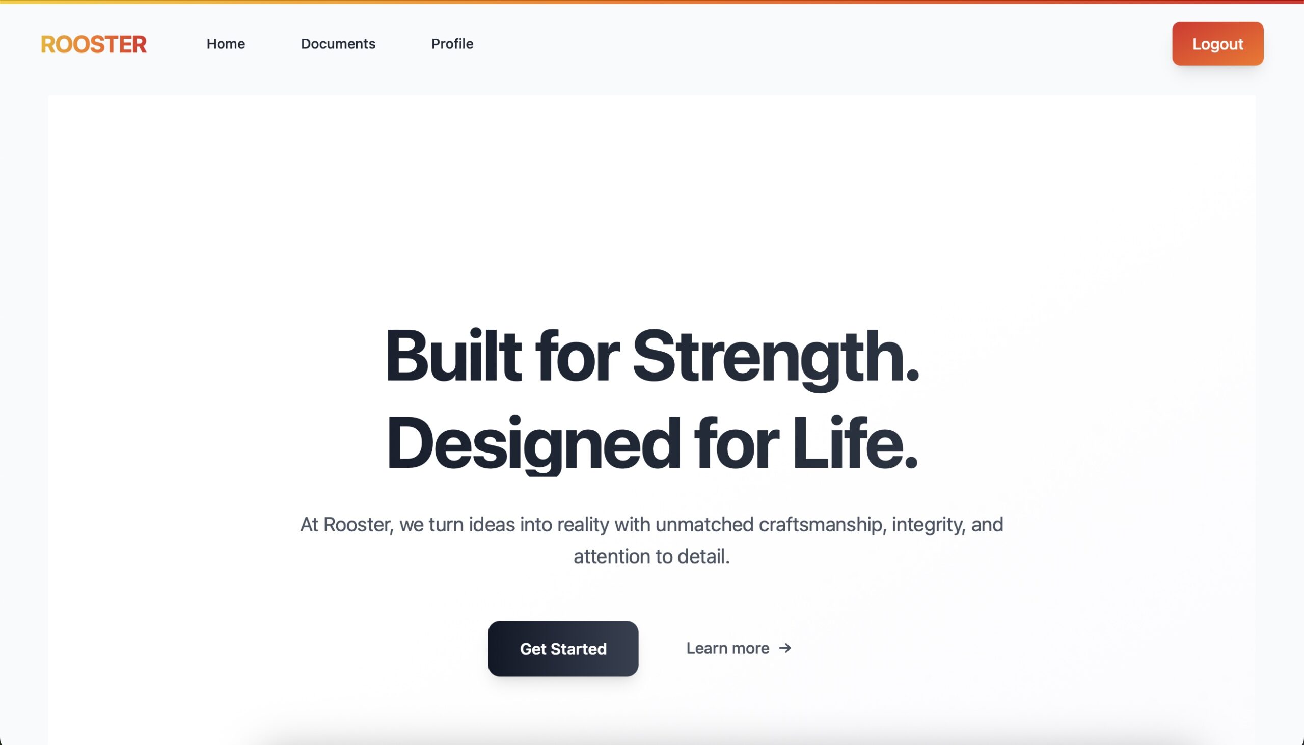 Management Web App Preview